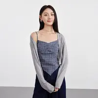 爱客2025年秋季时尚气质长袖吊带套装YA25328H012