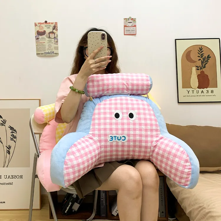 床头靠垫软包护腰靠枕大靠背沙发床上玩手机宿舍学生枕头床靠神器