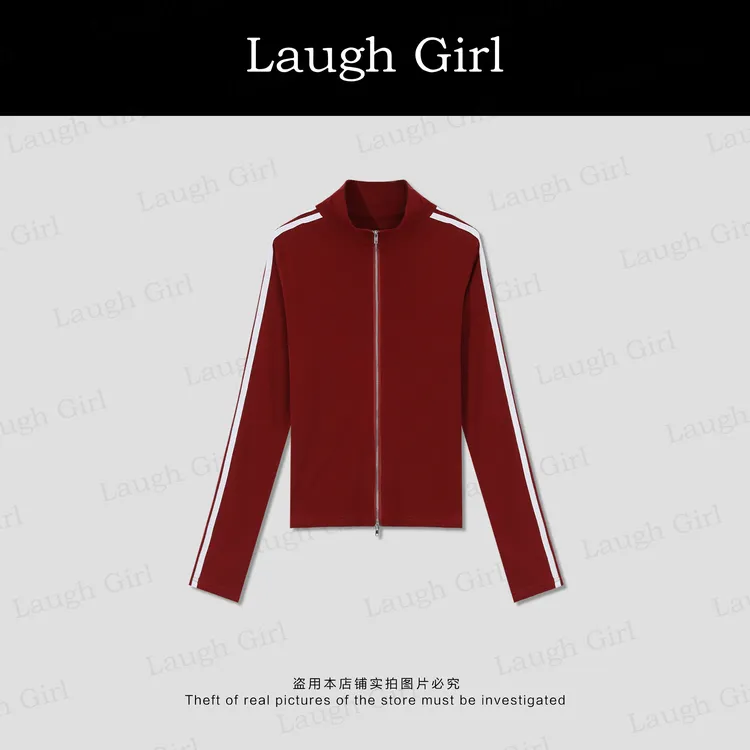 楚楚君 Laugh girl【纸片人3.0】立领显瘦织带休闲外套WL531010J