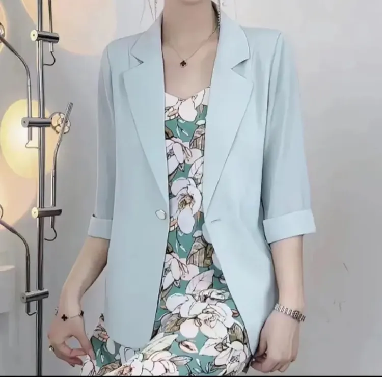 新款夏季气质防晒西装透气外套2206款