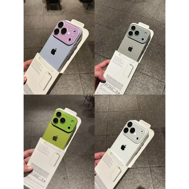 高级液态肤感牛油果绿适用苹果17Promax手机壳iPhone16硬14新款15