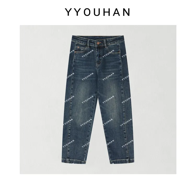 YYOUHAN 【直腿秘籍 】秋季显瘦全弹四面弹烟管牛仔裤 2509C5557