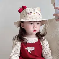 宝宝帽子可爱春秋款公主甜美婴幼儿童渔夫帽遮阳秋冬女宝盆帽洋气
