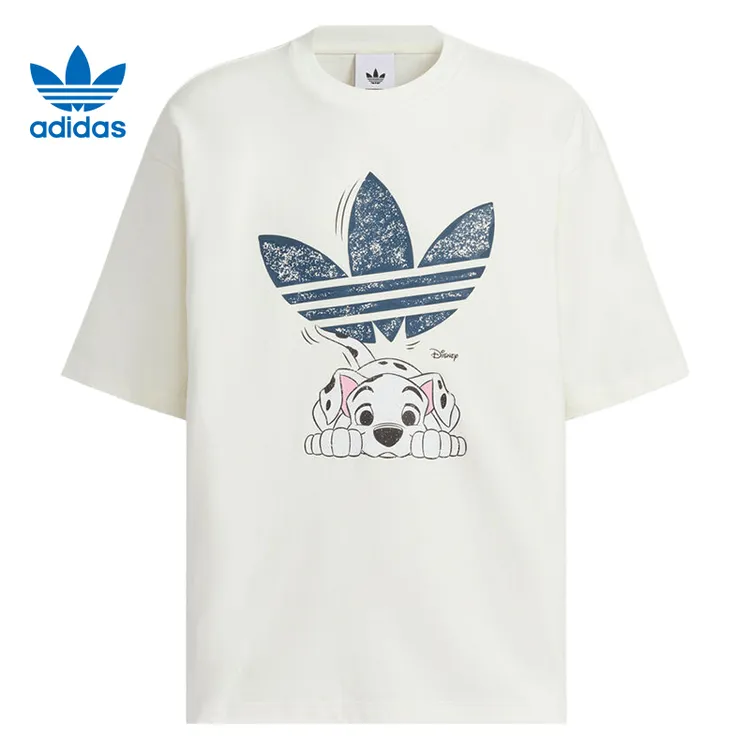 adidas阿迪达斯三叶草男子短袖M GFX TEE针织无领短T恤KG6683