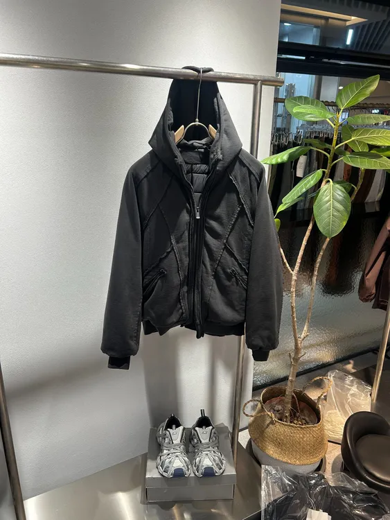 冬 美式破坏开衫卫衣形加厚保暖外套  男女同款