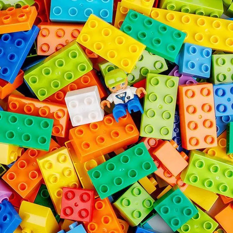 玩具大颗粒积木拼装玩具儿童男女孩3-6岁称斤实惠散装益智