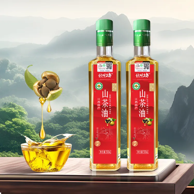 秋味坊纯正有机山茶油自有基地物理压榨正宗茶油