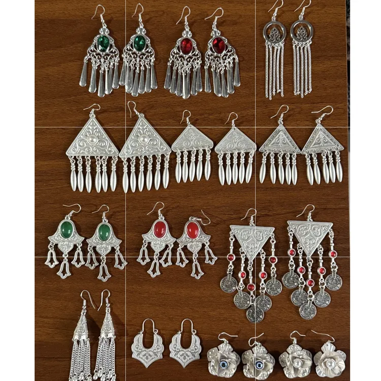 铜合金耳饰 民族风铜合金日常耳环