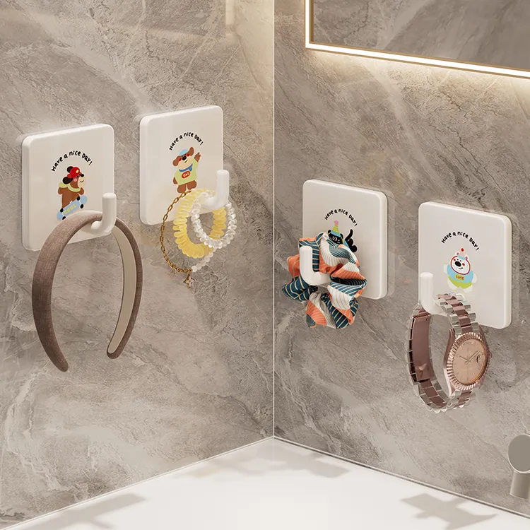 不锈钢多巴胺挂钩粘钩强力承重无痕挂钩免打孔创意可爱学生宿舍用