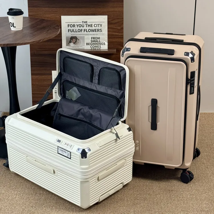 2025新款侧开口大容量行李箱女可扩展拉杆箱密码旅行箱男结实耐用