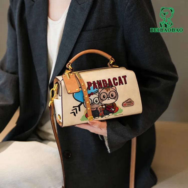 北包包新款时尚百搭气质熟女枕头包卡通设计感包包单肩休闲斜挎包