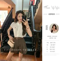 【老钱学院】<中秋国庆大狂欢>小个子盖袖藏肉上衣精致百搭高腰短裤