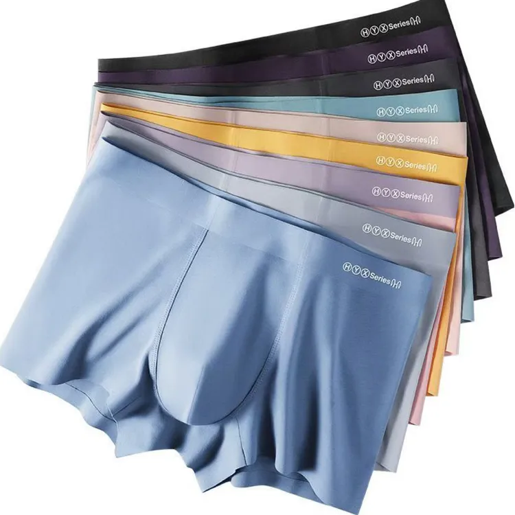 恒源祥男士纯棉无痕零感抑菌透气平角内裤秋冬春夏季抑菌透气薄