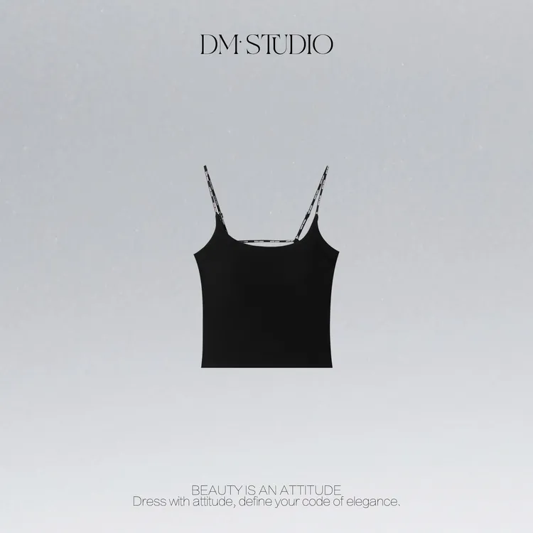 DEDM•STUDIO/修身无痕舒适防走光极简字母吊带美背2507BX/8311