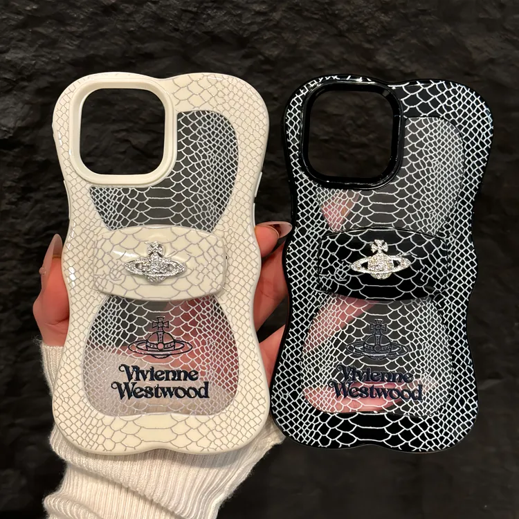 鳄鱼纹西太后适用苹果16Promax手机壳iPhone15蝴蝶支架14/15Pro女