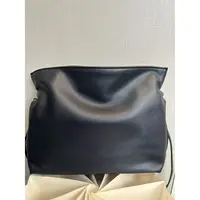 TOLEX2025新款手工百搭罗福袋休闲女包黑色中号