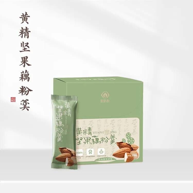 如是心黄精坚果藕粉黄精九蒸九晒羹速溶冲泡营养代餐坚果果干210g