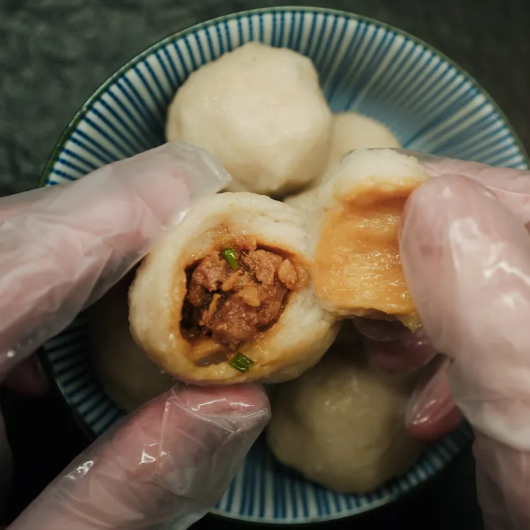 福建特产福州连江手工包心鱼丸 鳗鱼马鲛鱼鮸鱼【顺丰包邮】