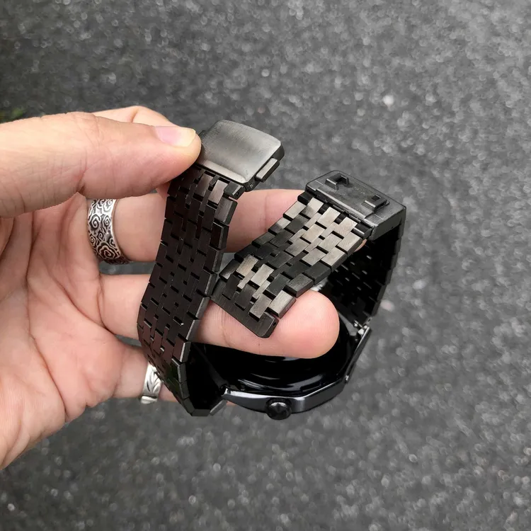 卡客风暴 卡入磁吸适用华为GT6表带GT5金属七珠GT4 GT3钢带watch5