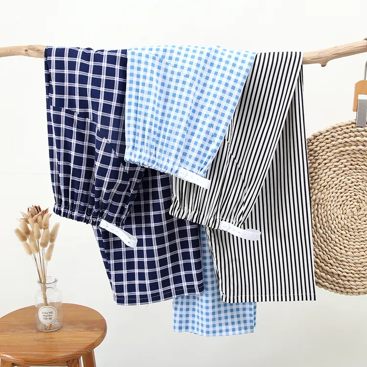 孕妇可调节睡裤夏季长裤托腹裤棉绸夏季薄款大码绵绸可外穿家居裤