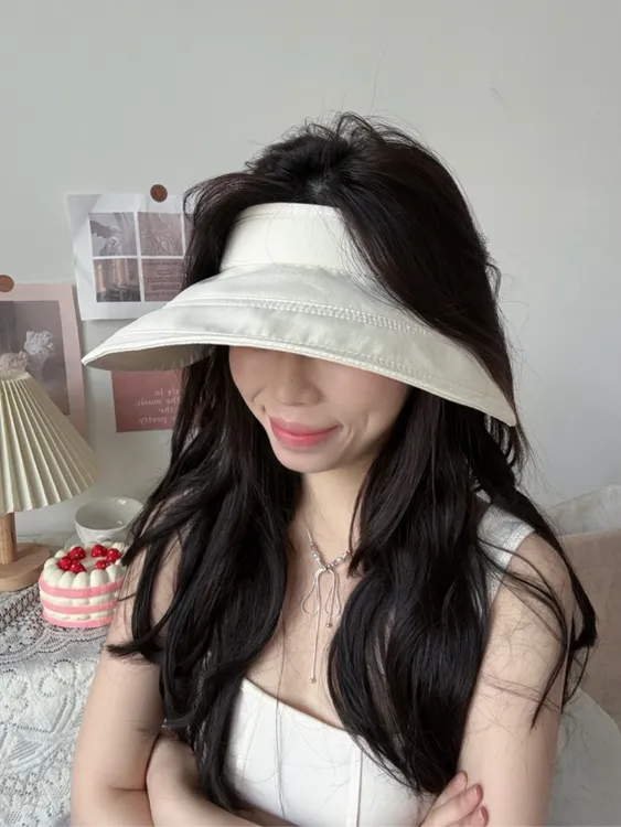 Chao大帽檐～防晒帽子女夏季防紫外线空顶遮阳帽百搭户外太阳帽