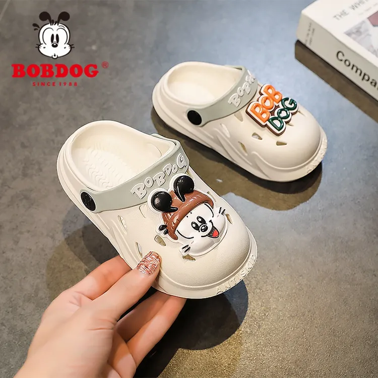 巴布豆新款夏季居家鞋男童拖鞋防滑防臭EVA软底女童凉拖鞋外穿鞋