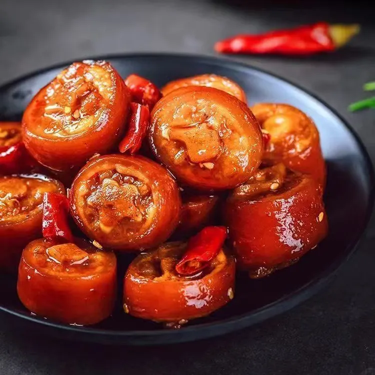 五香猪尾巴新鲜开袋真空包装真空熟食即食卤猪下酒凉拌袋装速食菜