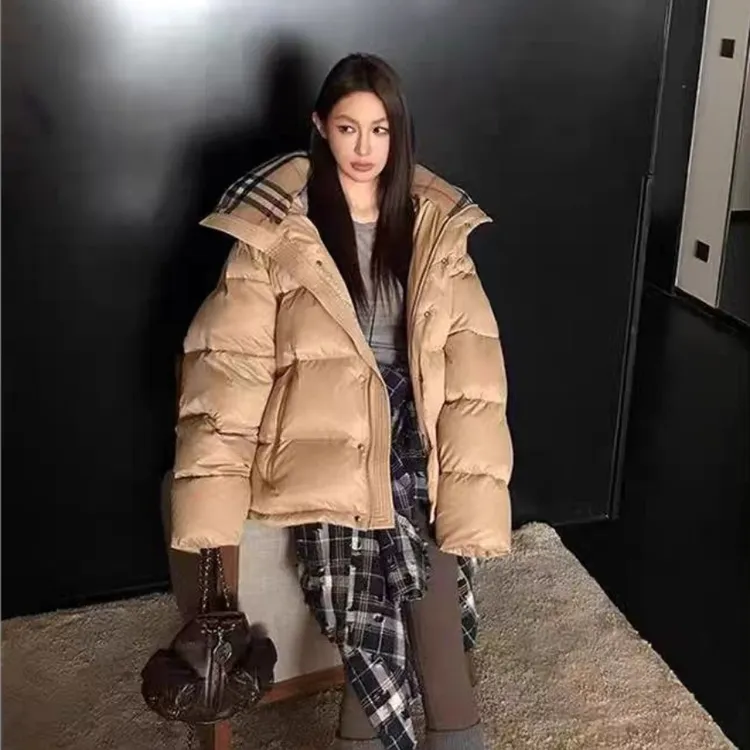 袖子可拆卸 宽松韩版2025新款外套女冬季棉衣棉服女款短款时尚