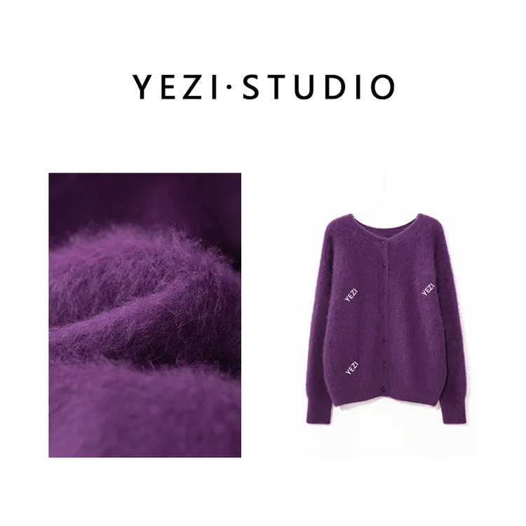 【现货直发】【伊莎贝拉】奢暖髙克重狐狸绒羊.绒两穿开衫25321202