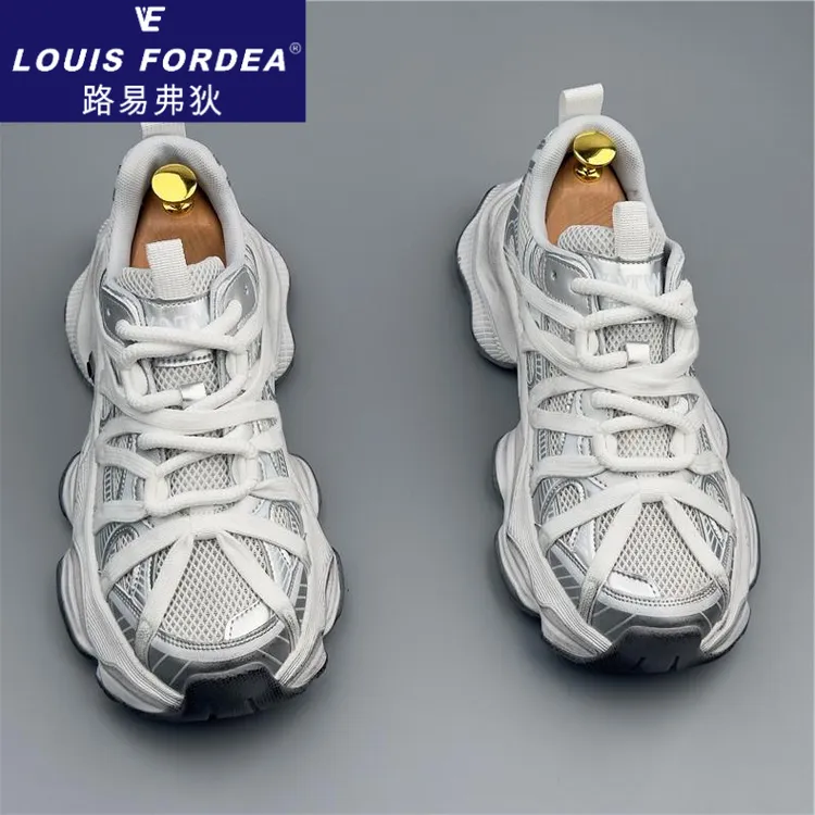 Louis Fordea/路易弗狄老爹鞋男款网面透气夏季男款透气网面老爹