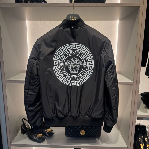未使用 VERSACE/范思哲 未使用男士美杜莎印花休闲长袖夹克外套