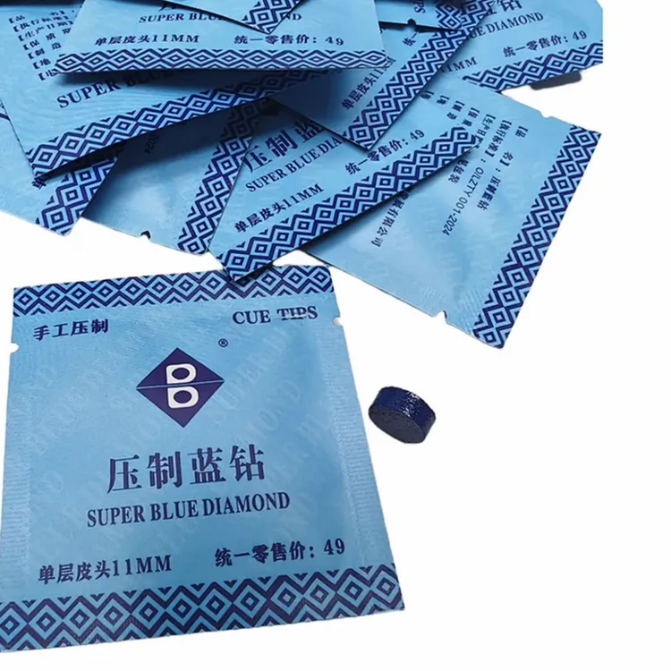 压制蓝钻皮头，超级蓝钻皮头，适合中式八球追分，打感无敌
