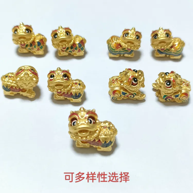 足金999国潮醒狮灵动版