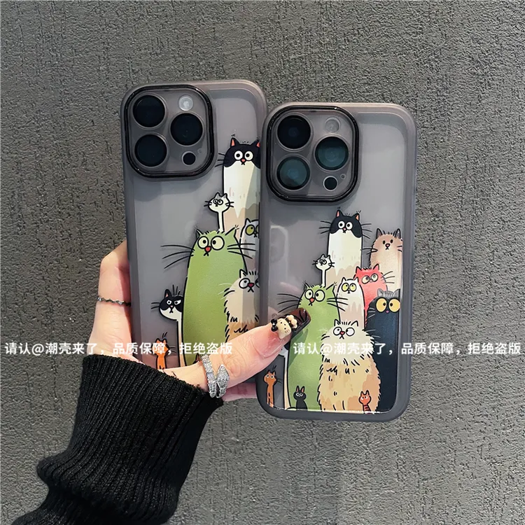 金属镜框适用苹果17/iPhone/华为荣耀/OPPO/VIVO/小米手机壳防摔