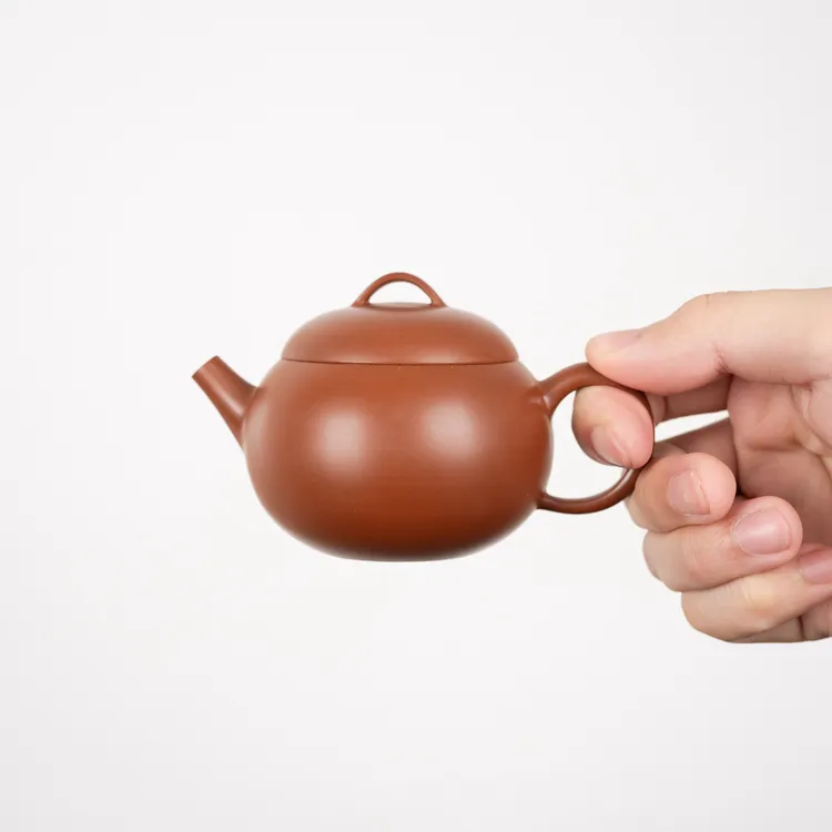 圆宝壶 125ml 广西坭兴陶全手工茶具