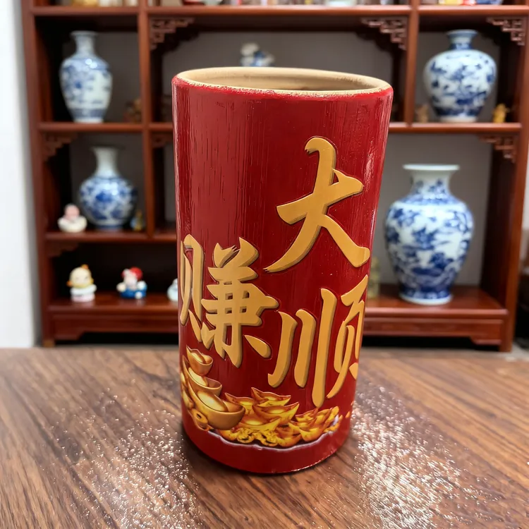 【包邮】潮汕中秋红色大赚顺红柱升