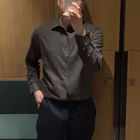 【诺可高定】早秋系列100%精梳长绒棉不褪色水洗休闲商务衬衫2457
