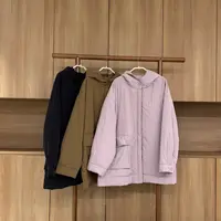 轻薄棉服秋冬新款连帽大口袋棉服外套女宽松休闲百搭棉衣
