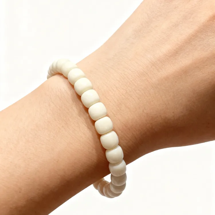 天然高瓷度白玉菩提文玩男女饰品不是菩提根上等菩提根