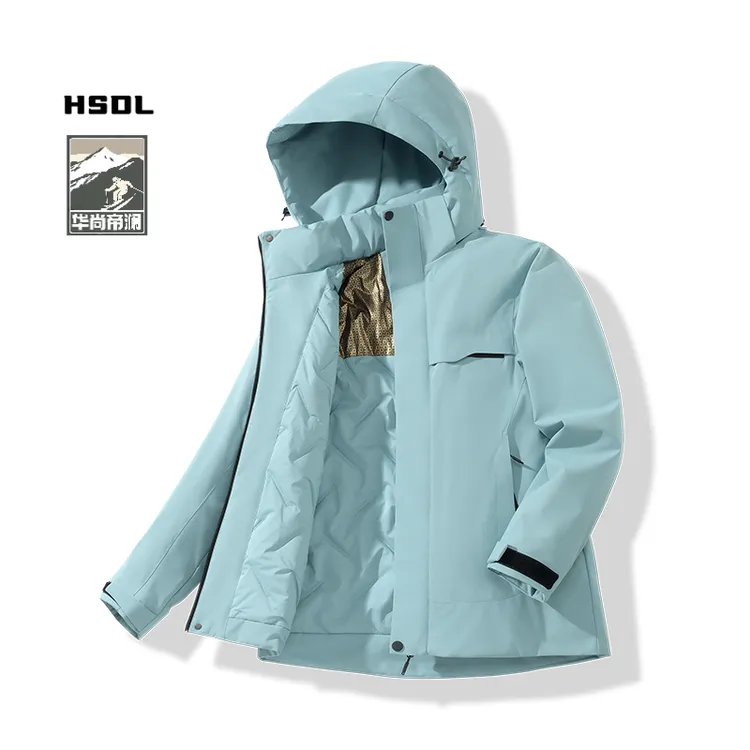 石墨烯棉衣男2025秋冬新款防风防水可拆卸保暖棉服情侣户外棉衣