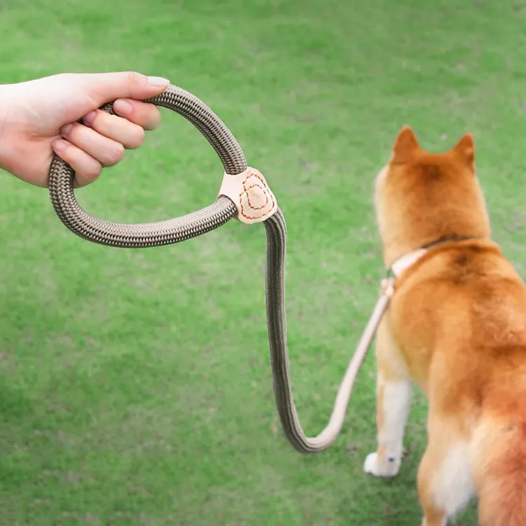 【宠大条】防暴冲P链牵引尼龙绳宠物狗绳狗链训狗牵引带P绳