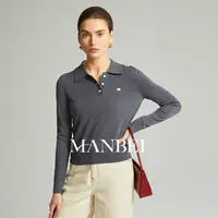 【女装优选】曼·贝2025春秋修身显瘦女时尚内搭针织毛衫8541132