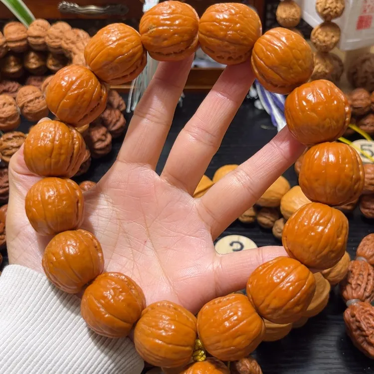 文玩核桃溏心蛋大光头手持