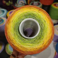 熙沫家八股渐变色纯棉蛋糕线《宫墙柳》用于手工编织披肩毯子