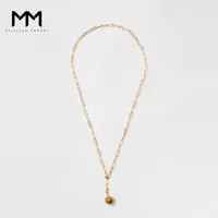 MM麦檬时尚百搭项链银色锁骨链轻奢感女25秋冬新款5G91AL1411