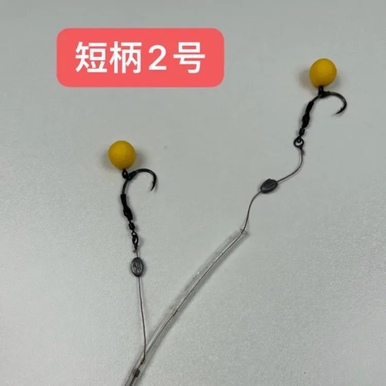 罗尼反吹双钩,短柄弯背钩碳钢升级欧鲤鱼钩驼背有刺钩驼背钩鲤鱼