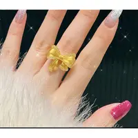 合金戒指 蝴蝶结戒指
