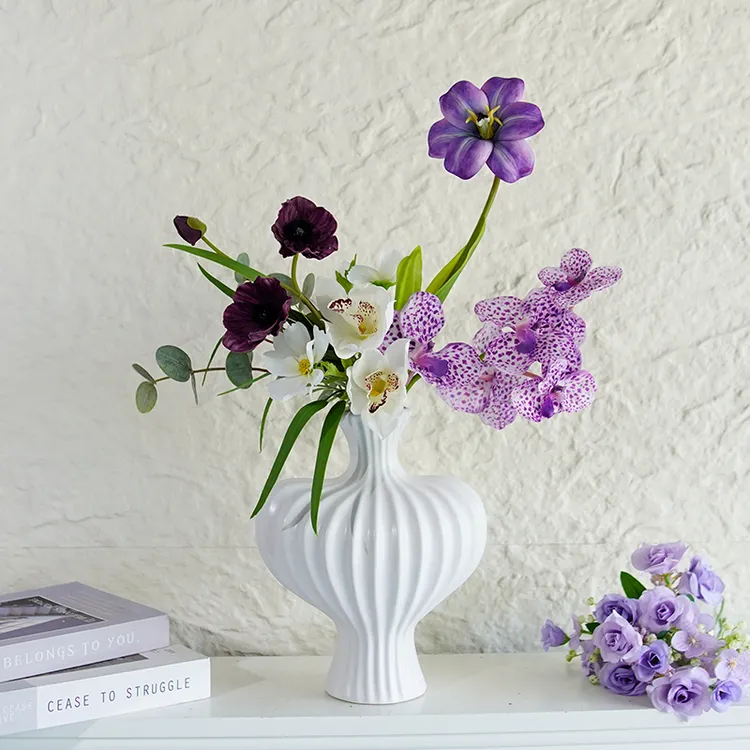 花屿星河|设计 高端原创花艺仿真花束美式轻奢餐厅家居装饰好物