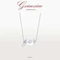 G XIAOXIAO 925银【澜珠】轻奢时尚灵动百搭项链 F16X311 F16X312