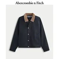 AF男装25秋冬新款美式宽松灯芯绒翻领巴恩风夹克外套132-5090